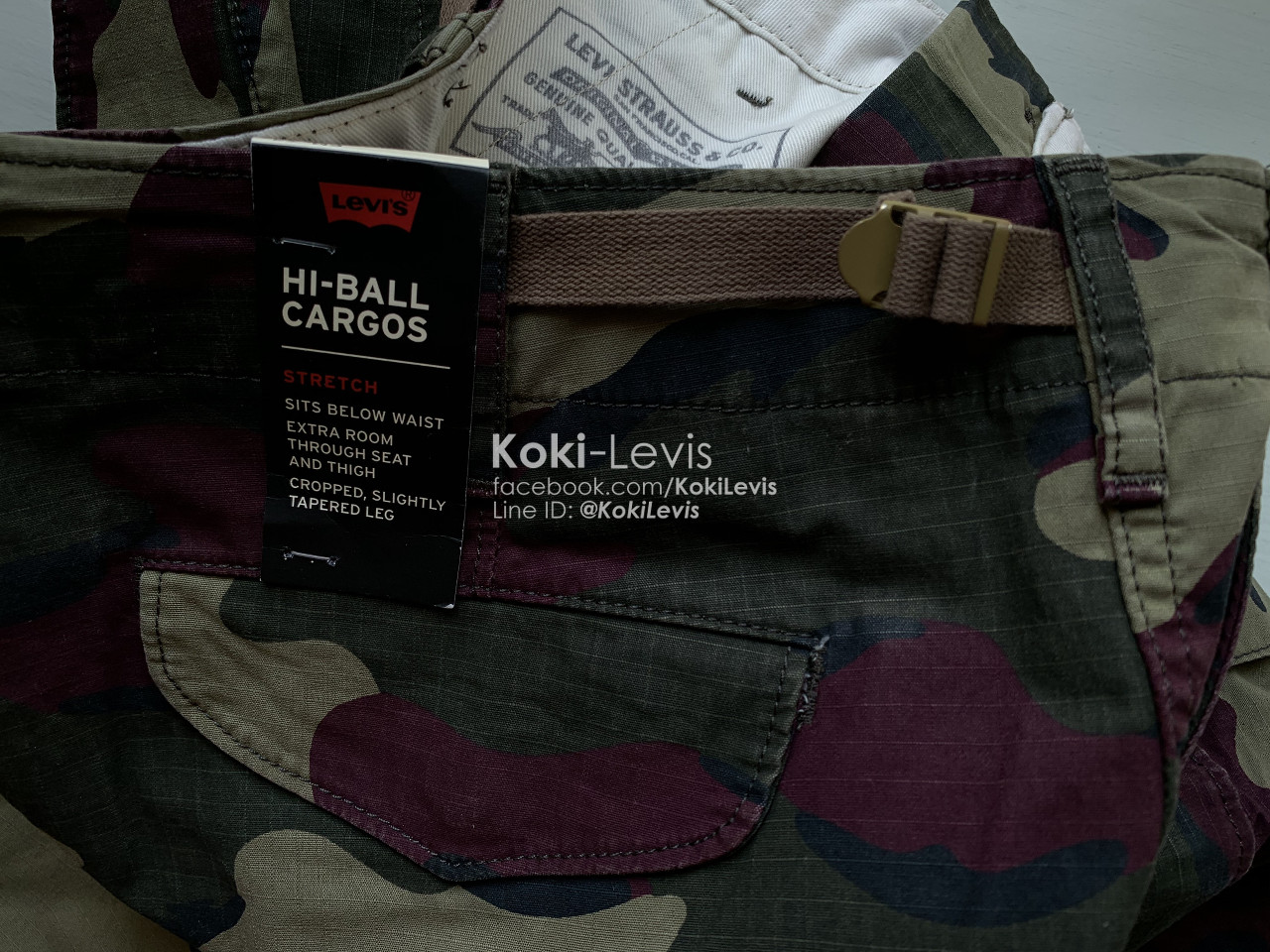 กางเกงลายพราง Levi's Cargo Pants