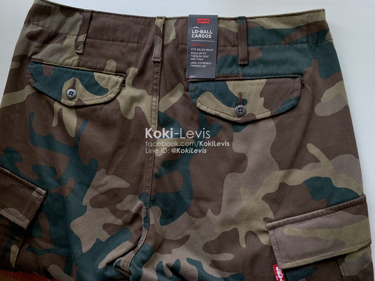 กางเกงลายพราง Levi's Cargo Pants