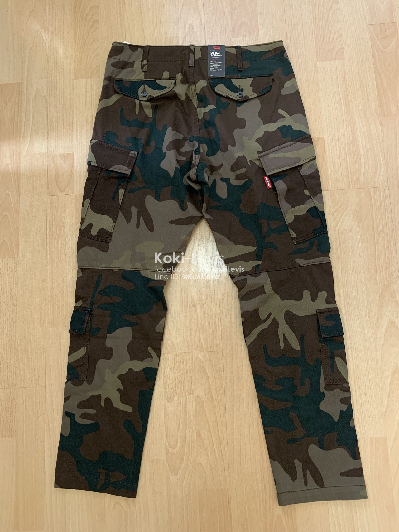 กางเกงลายพราง Levi's Cargo Pants