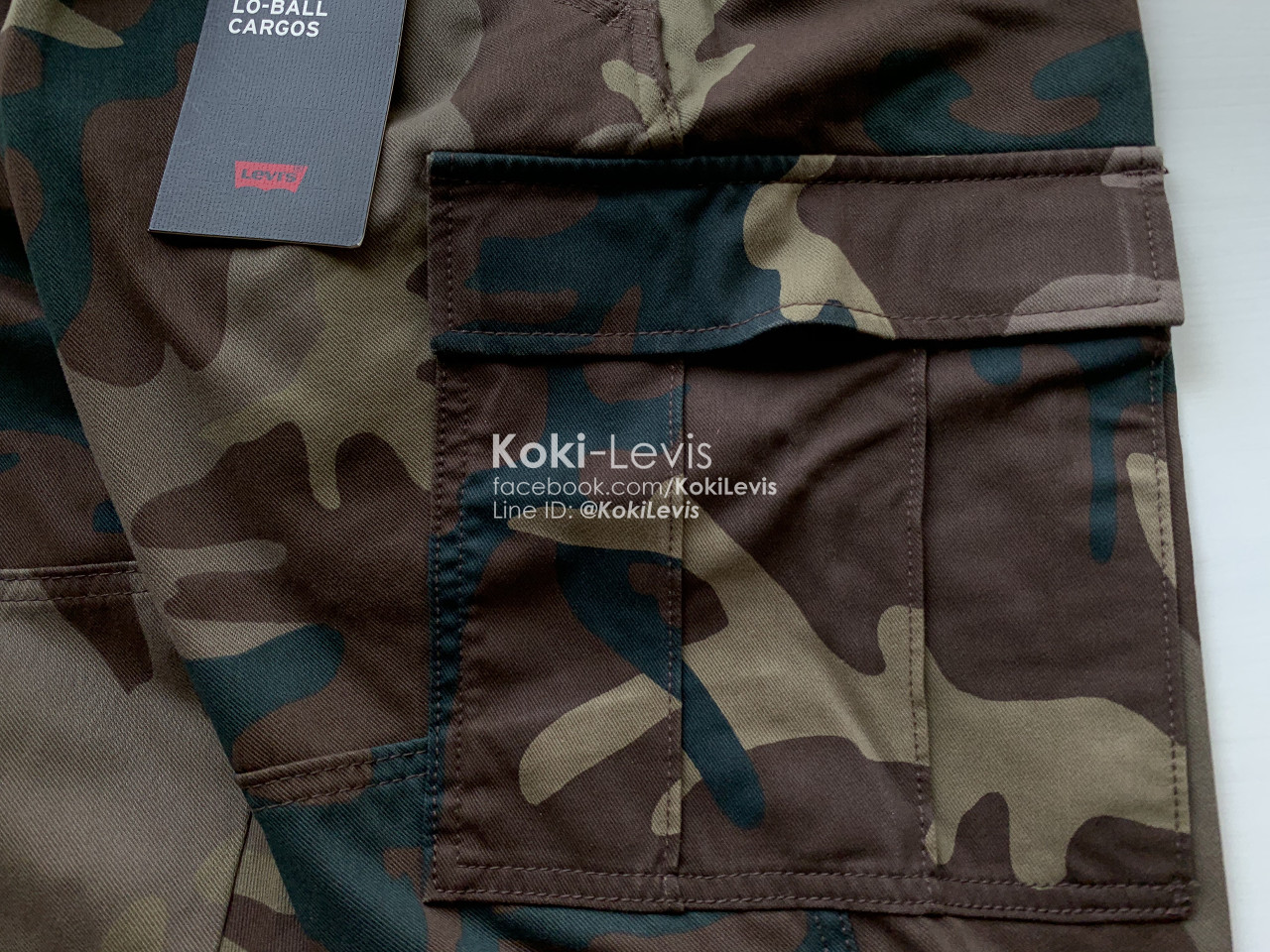 กางเกงลายพราง Levi's Cargo Pants
