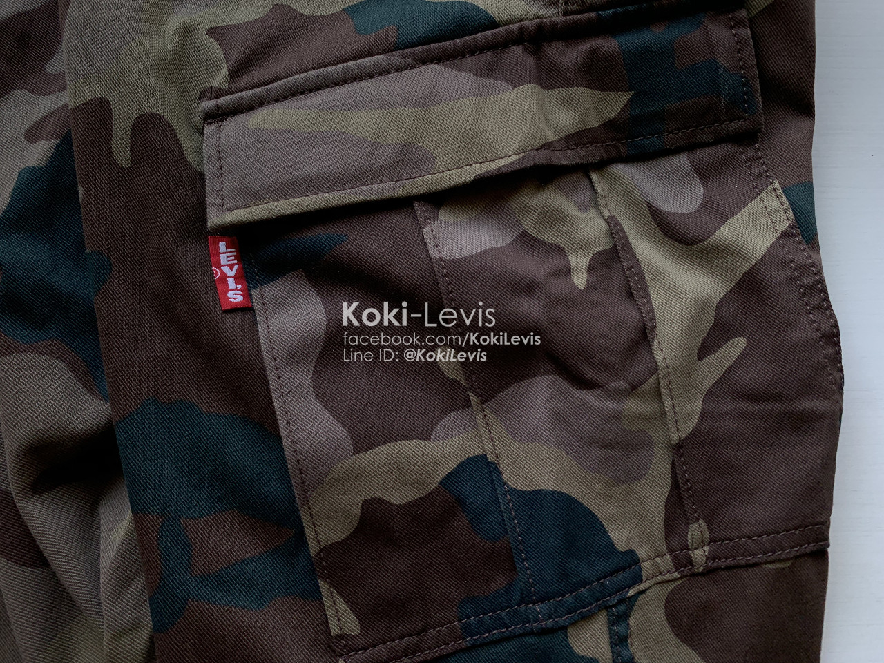 กางเกงลายพราง Levi's Cargo Pants