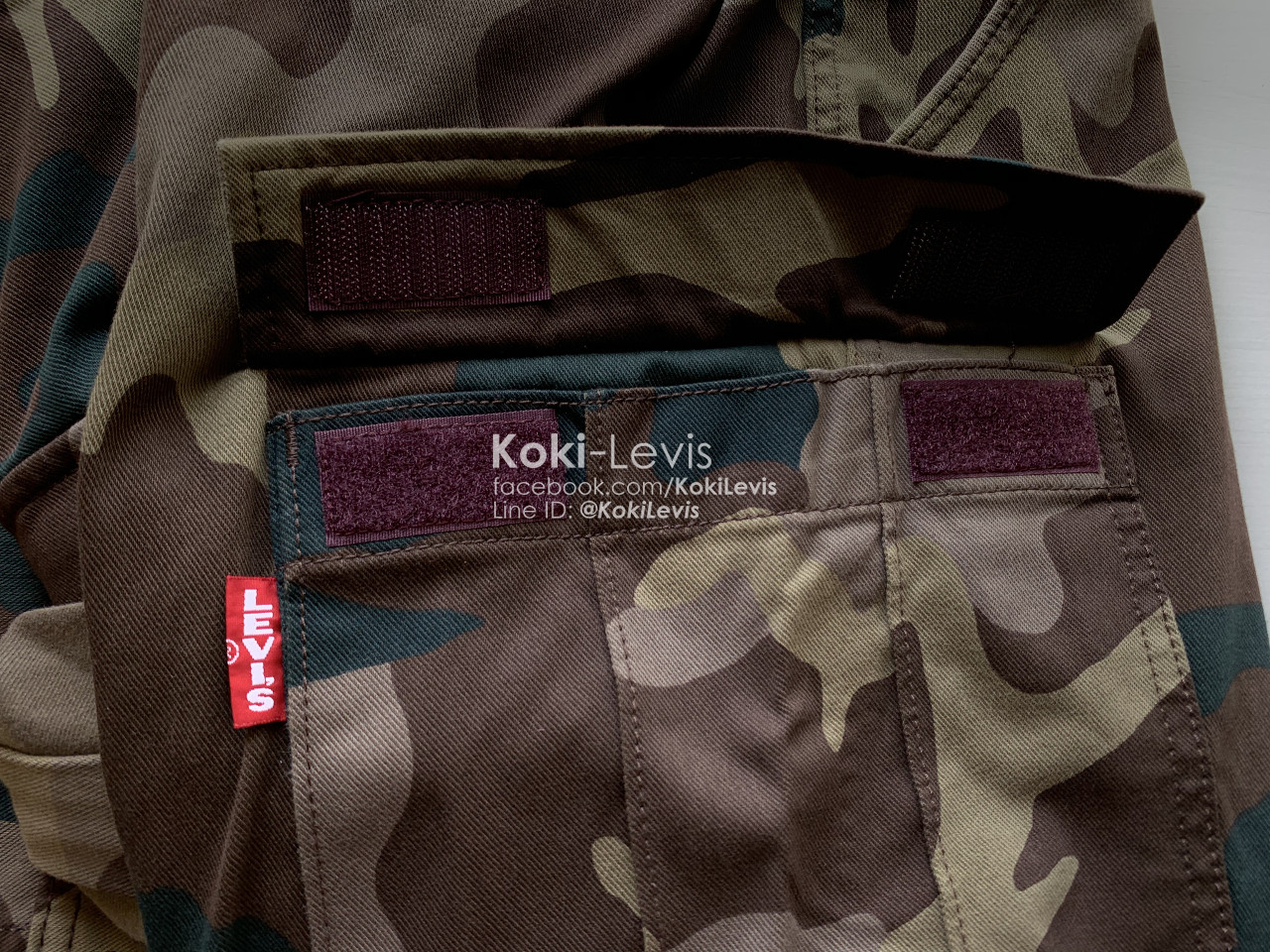 กางเกงลายพราง Levi's Cargo Pants