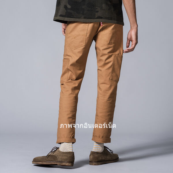 กางเกงผ้า Utility Pants ขาลอย
