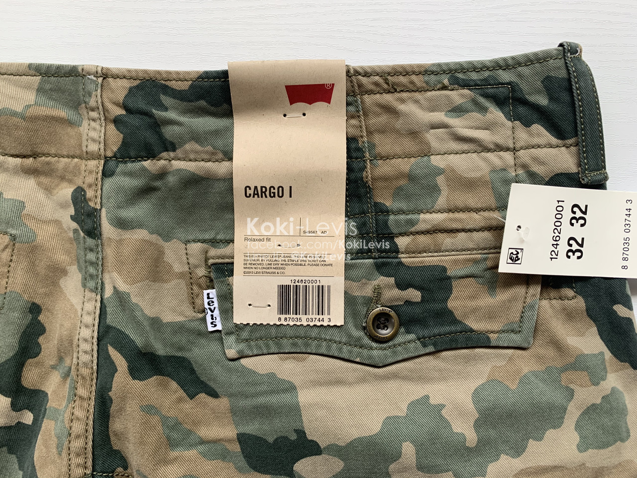 กางเกงลายพราง Levi's Cargo Pants