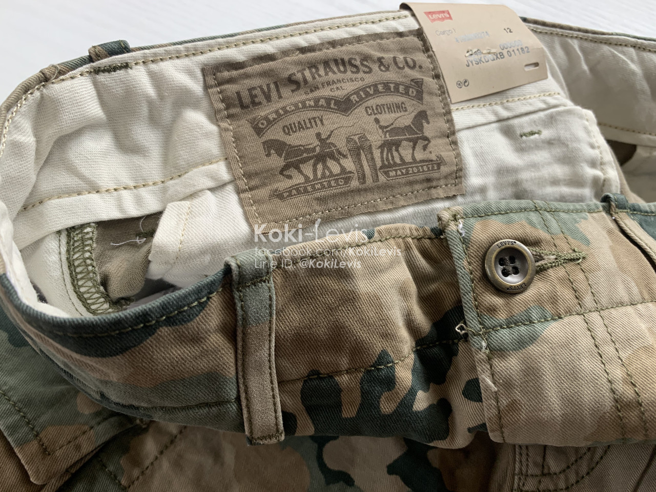 กางเกงลายพราง Levi's Cargo Pants