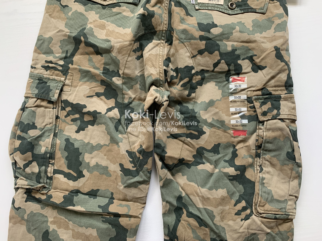 กางเกงลายพราง Levi's Cargo Pants