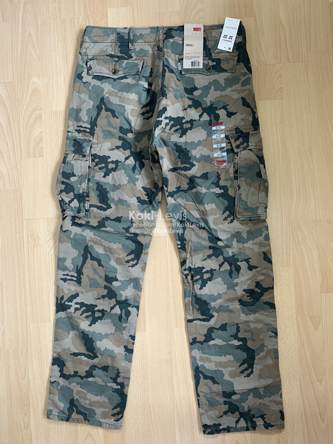 กางเกงลายพราง Levi's Cargo Pants