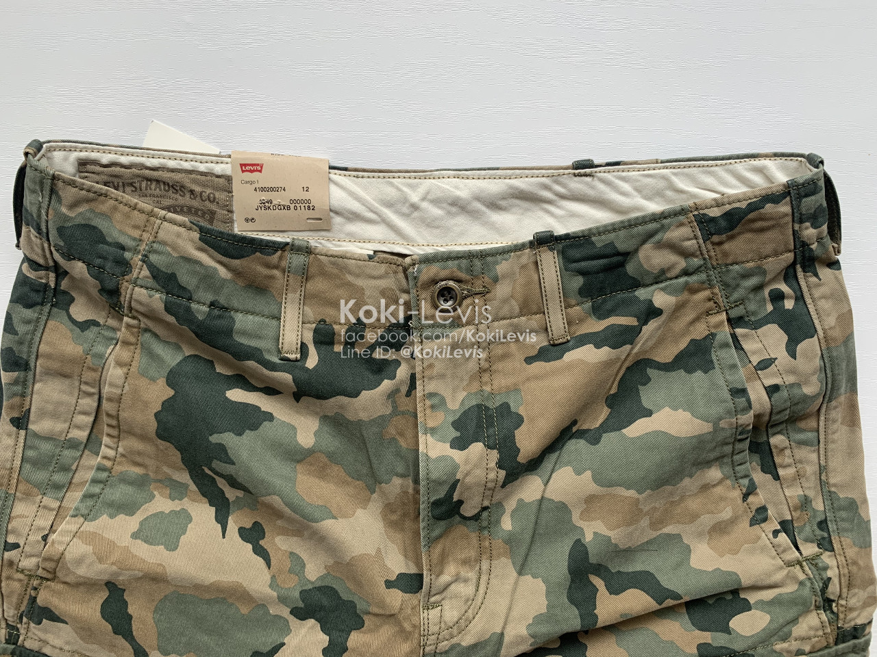 กางเกงลายพราง Levi's Cargo Pants