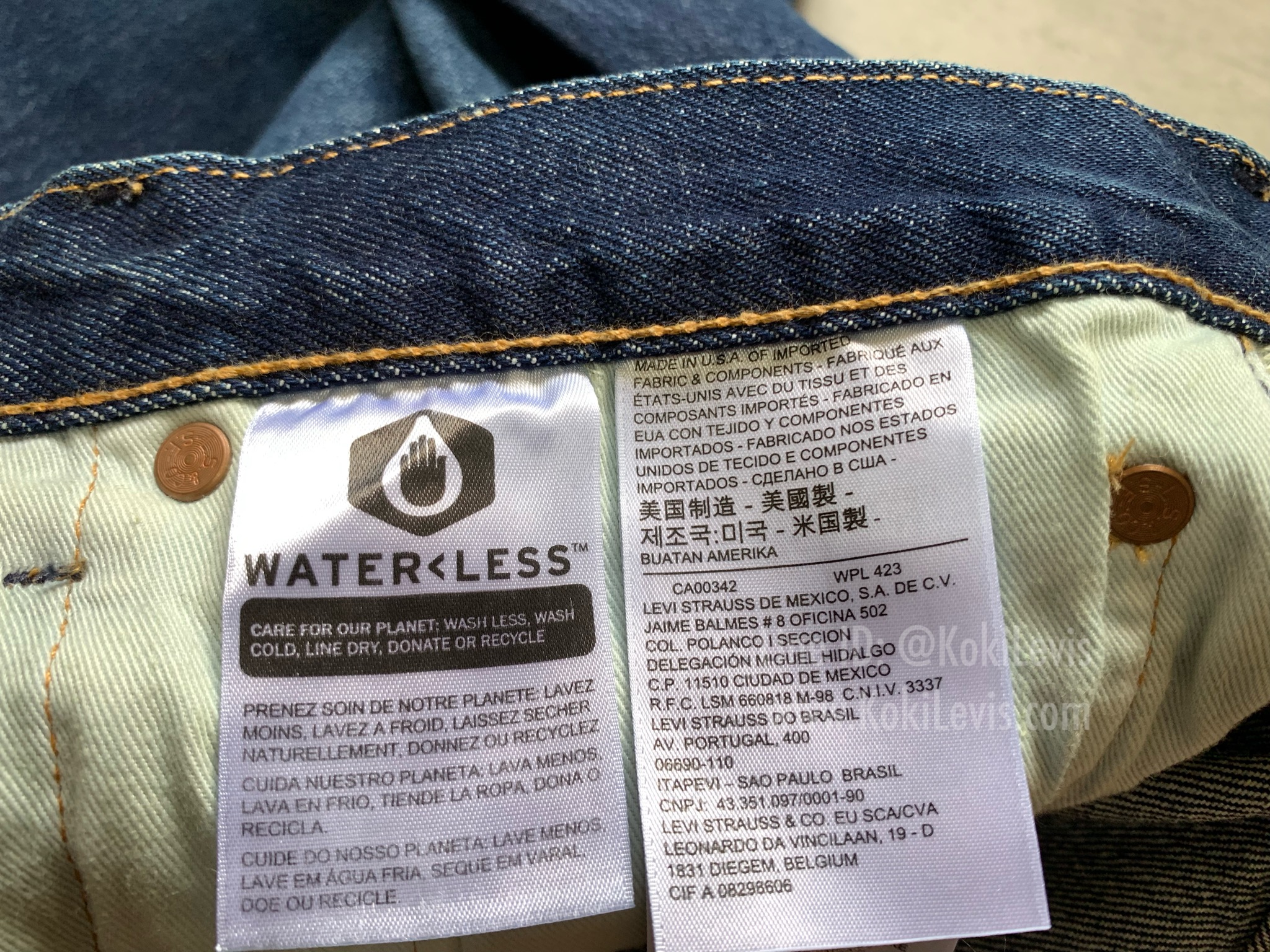 Lot 501 ริมแดง Made in USA บิ๊ก E
