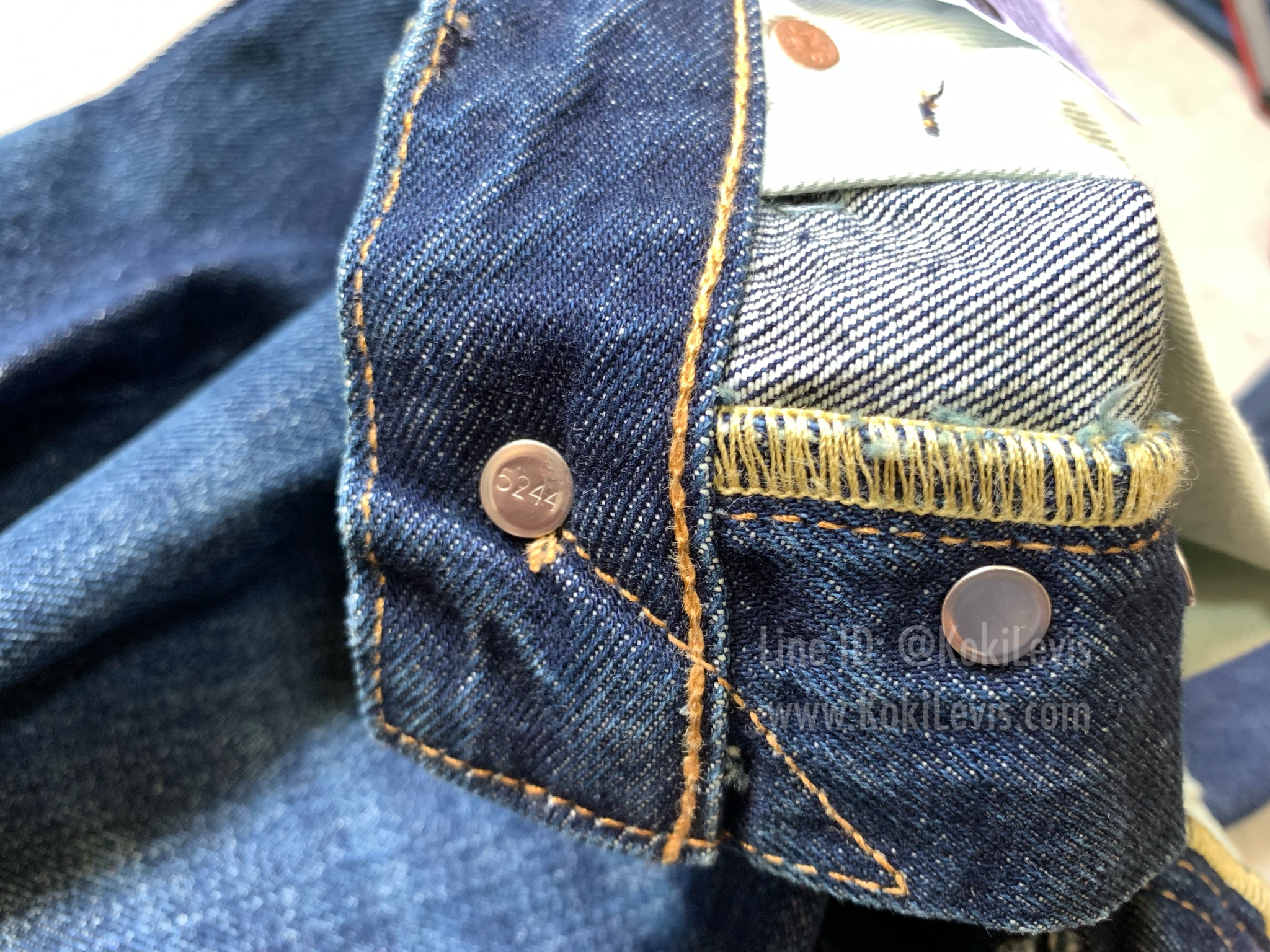 Lot 501 ริมแดง Made in USA บิ๊ก E