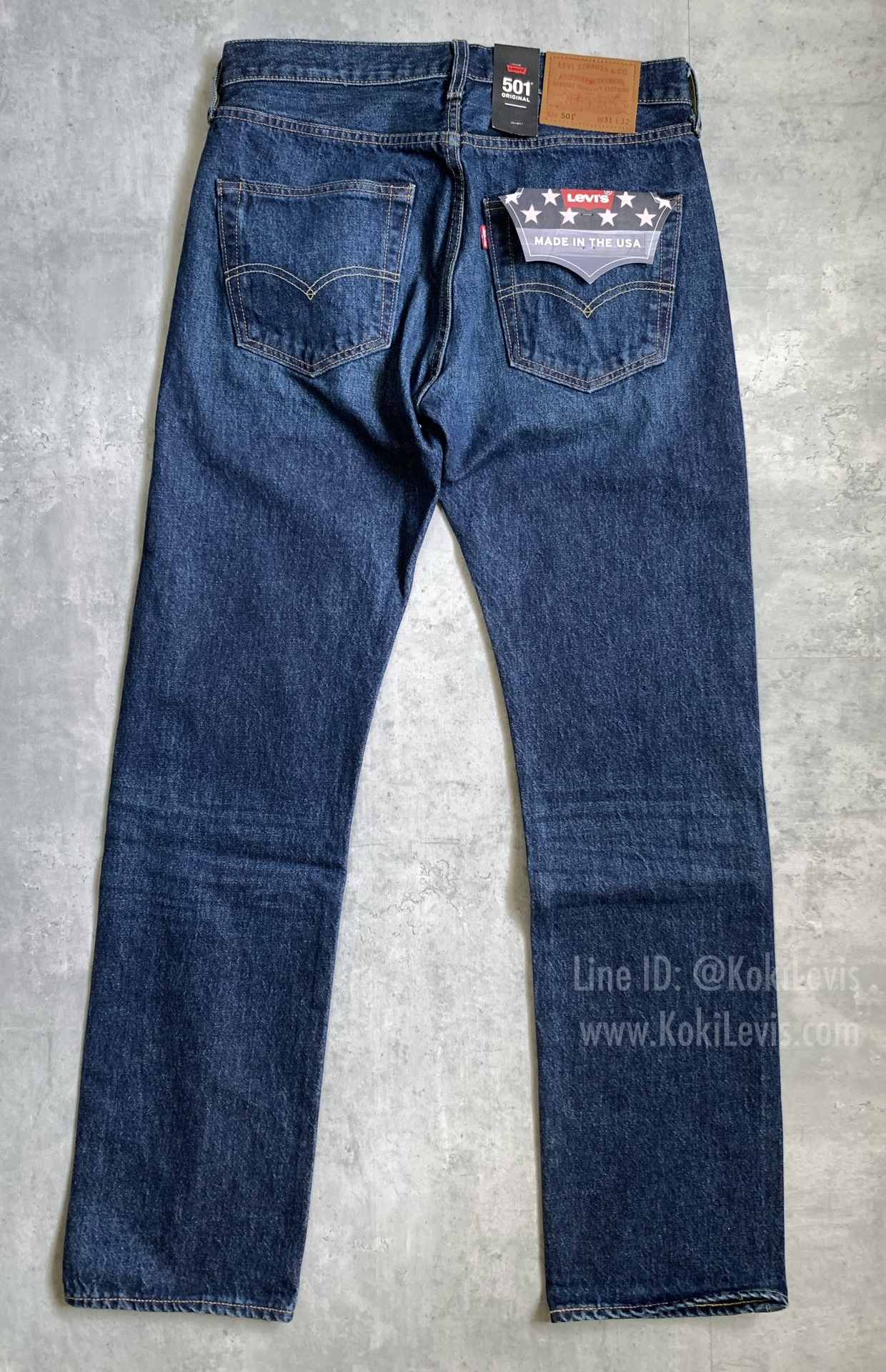 Lot 501 ริมแดง Made in USA บิ๊ก E