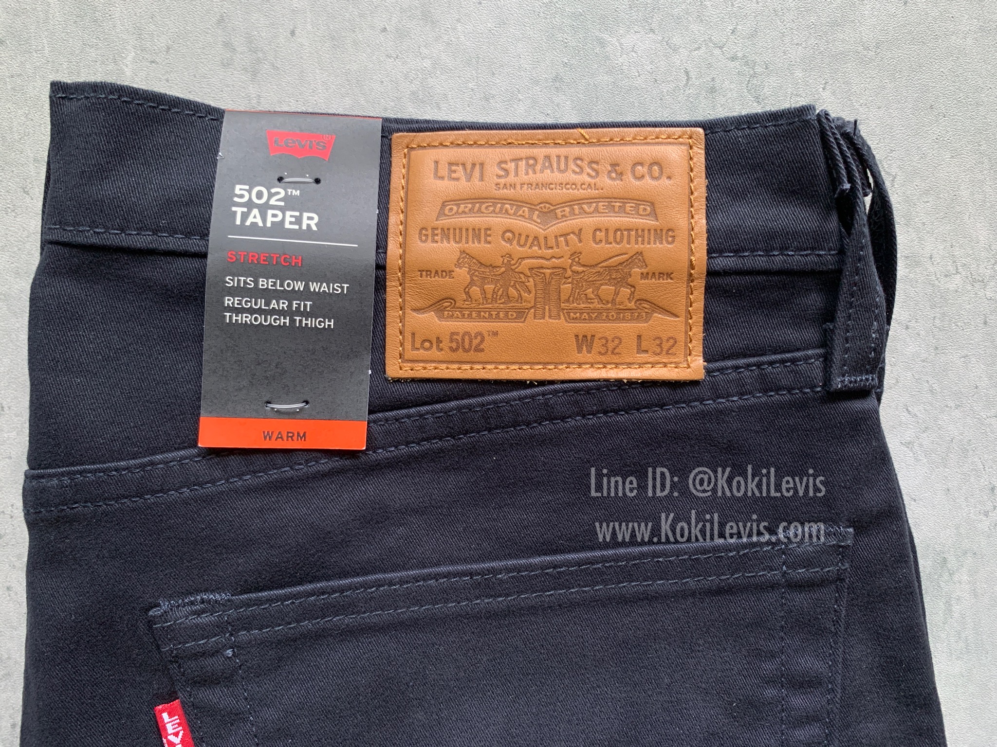 502 มิดไน้ท์ LEVI'S Premium