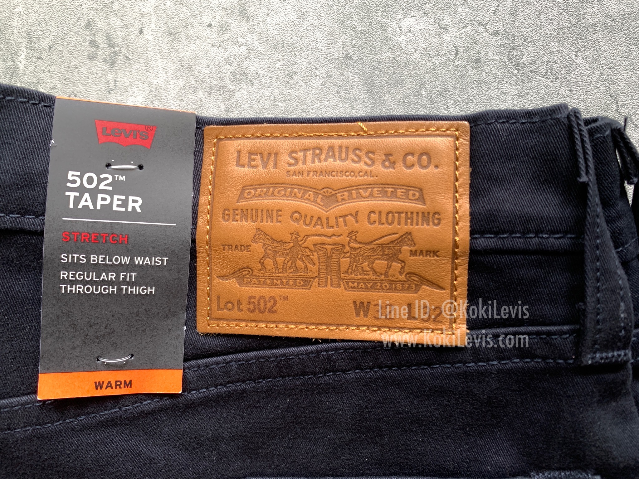 502 มิดไน้ท์ LEVI'S Premium