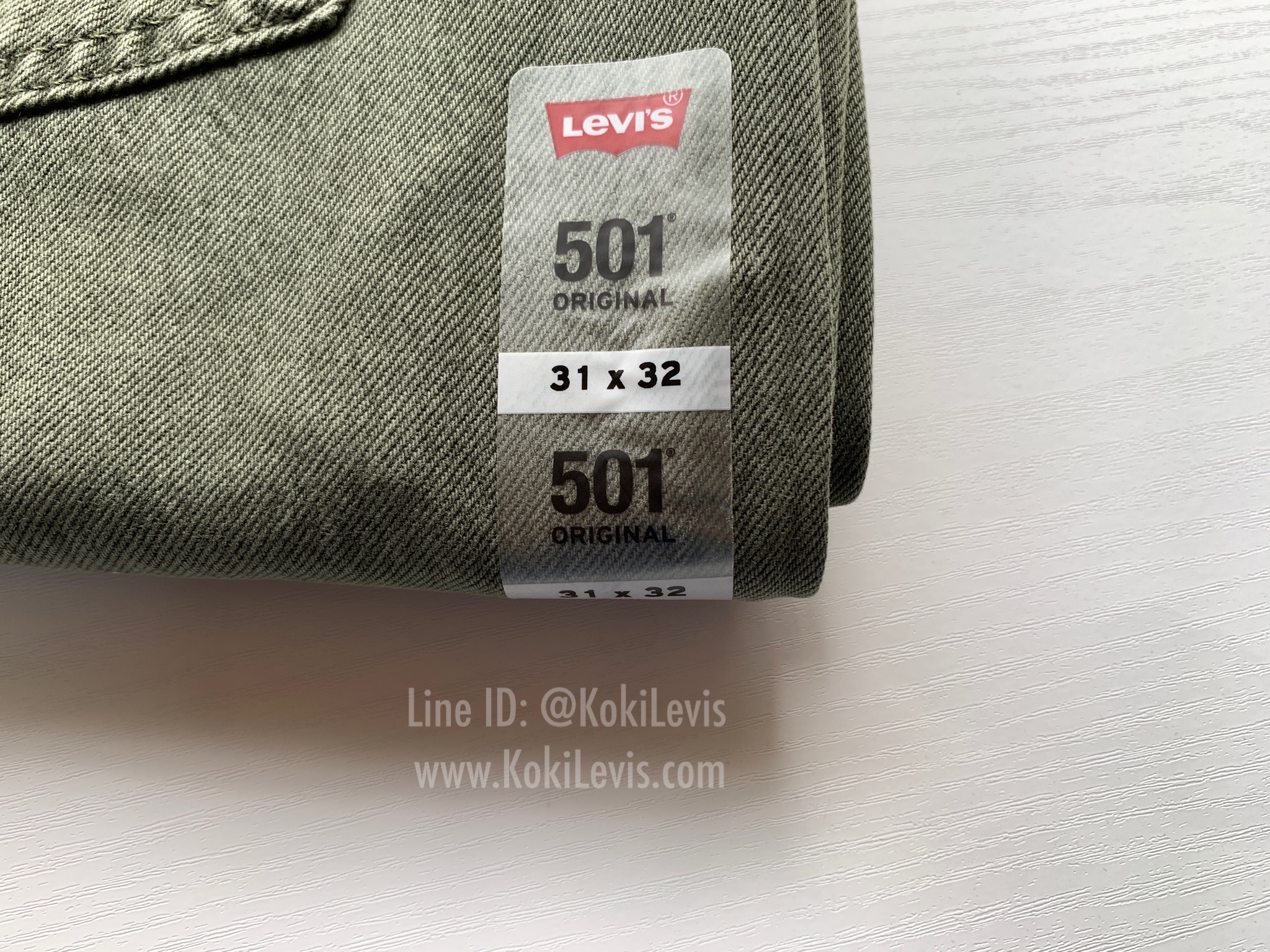 Levi's 501 Original ทรงกระบอก