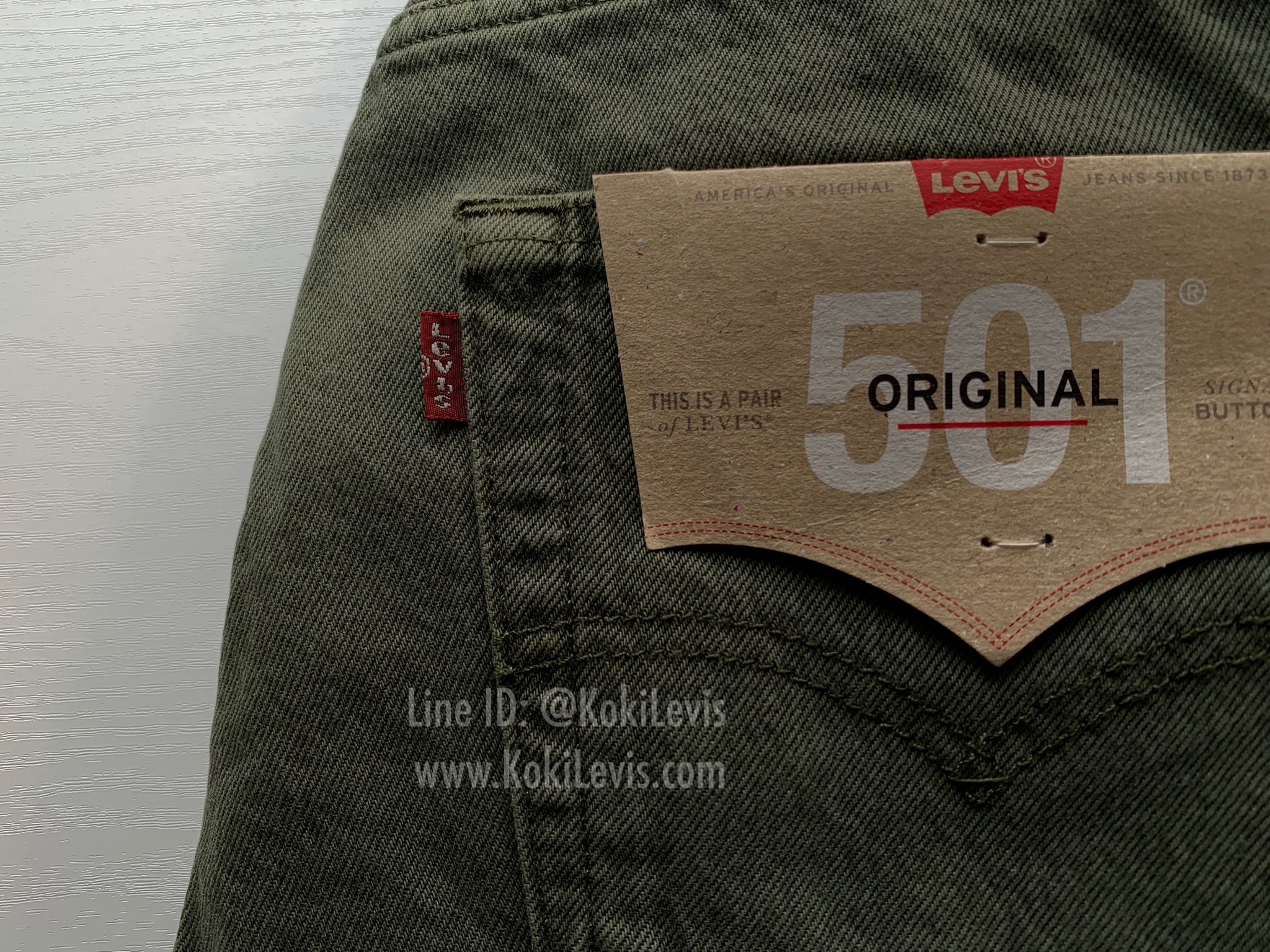 Levi's 501 Original ทรงกระบอก