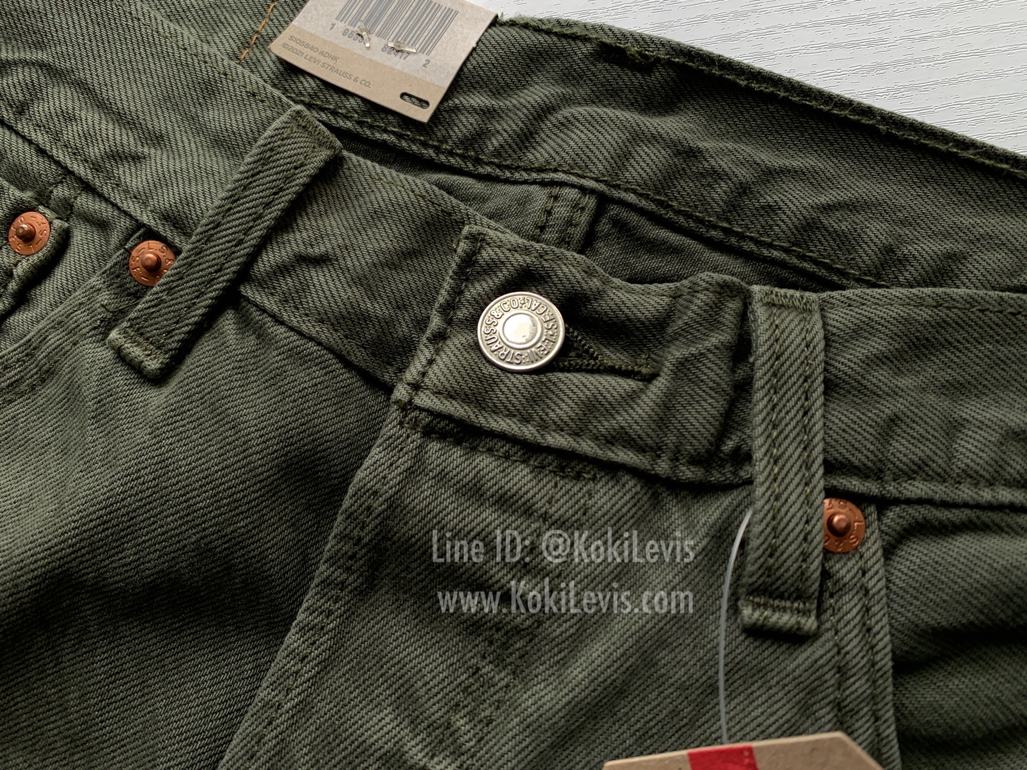 Levi's 501 Original ทรงกระบอก