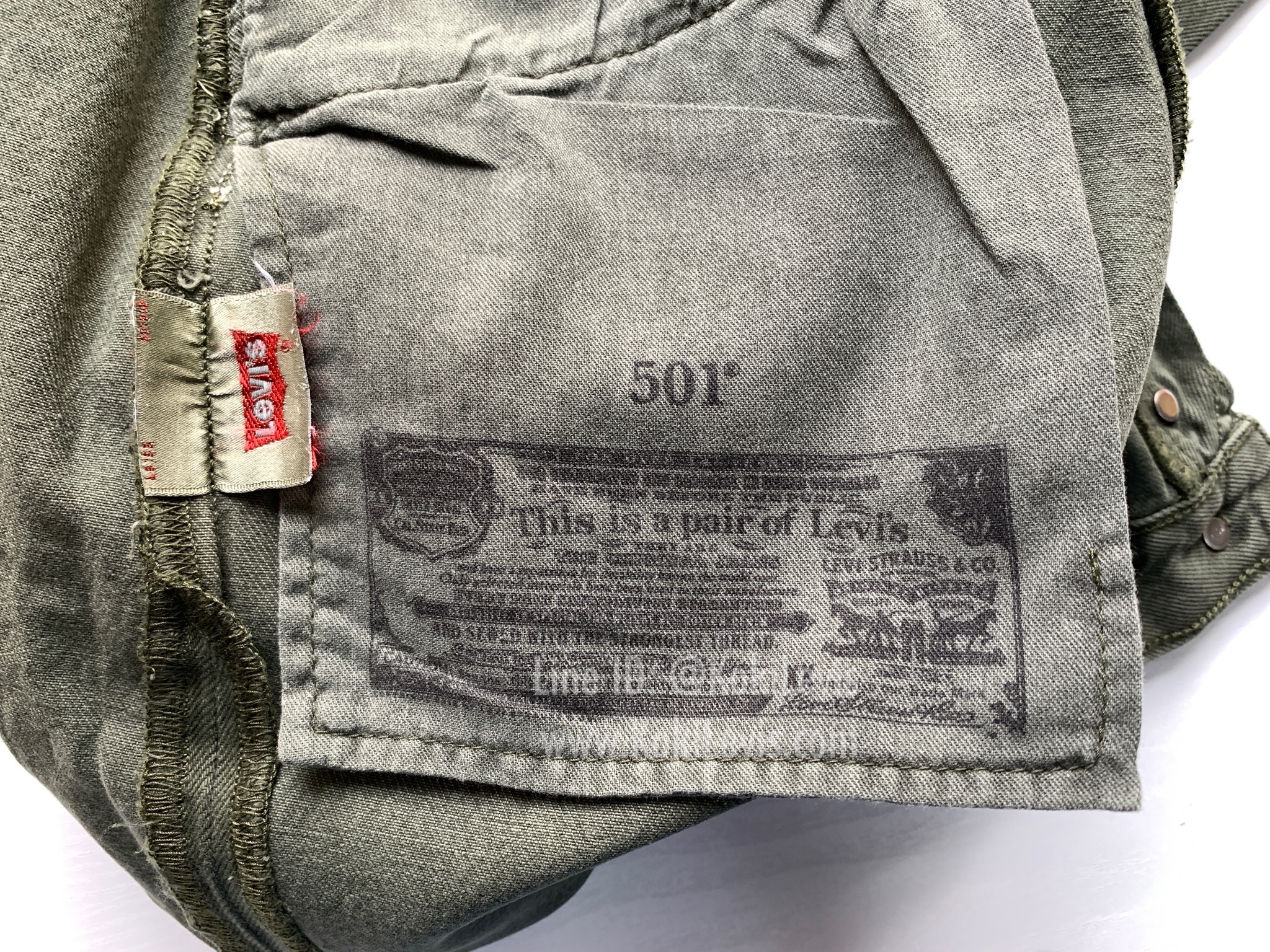 Levi's 501 Original ทรงกระบอก