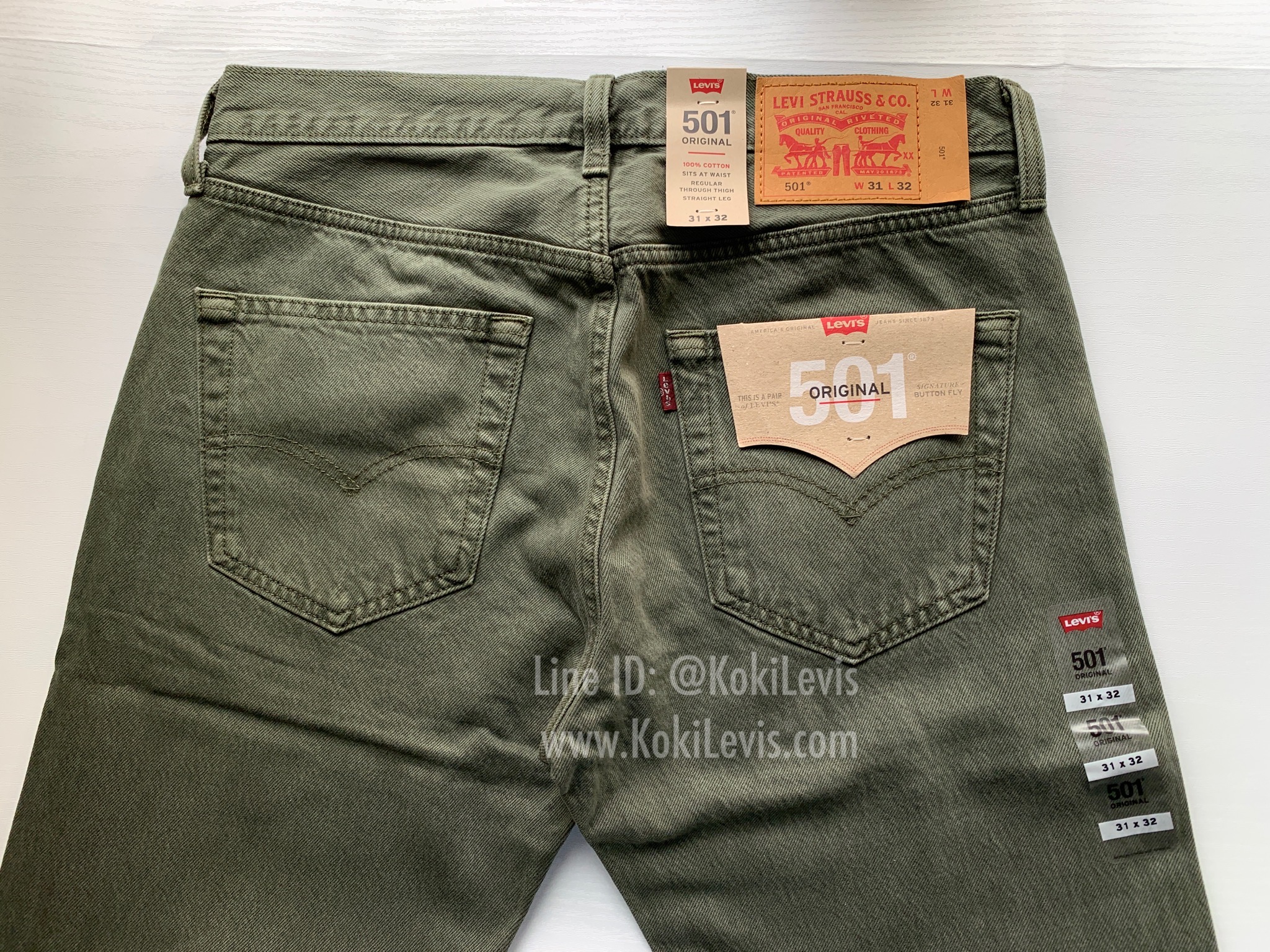 Levi's 501 Original ทรงกระบอก