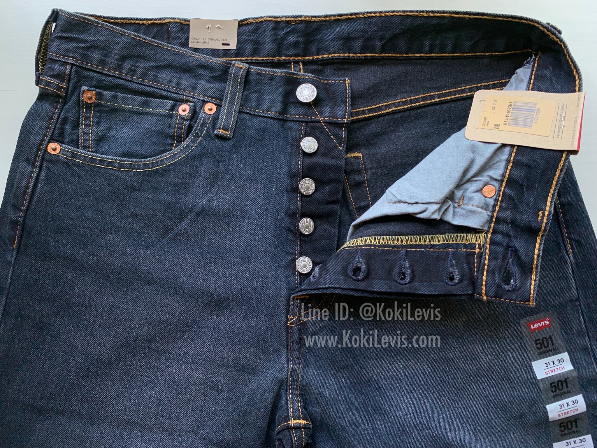 Levi's 501 Original มิดไน้ท์บลู