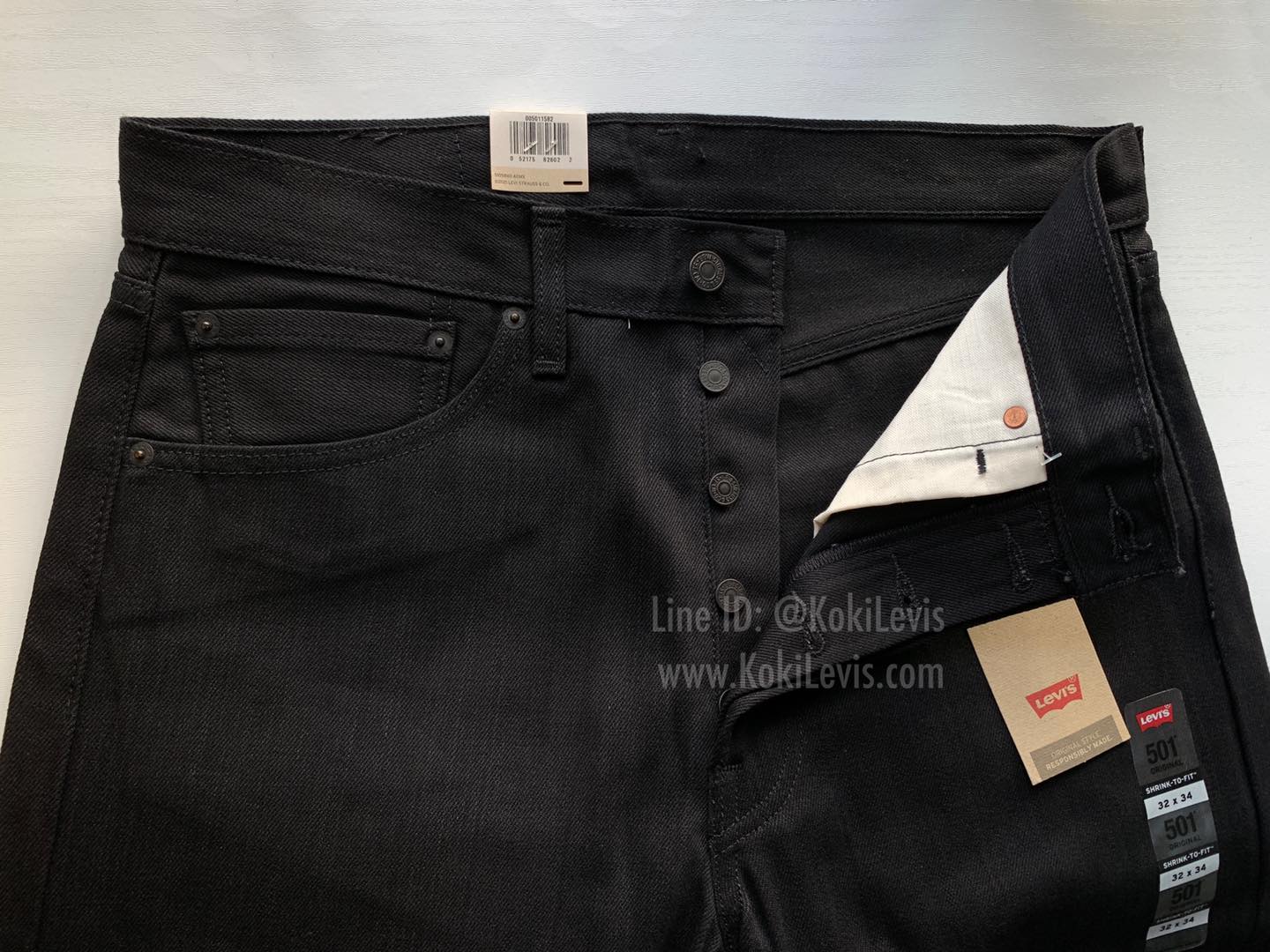 501 SuperBlack ผ้าดิบ