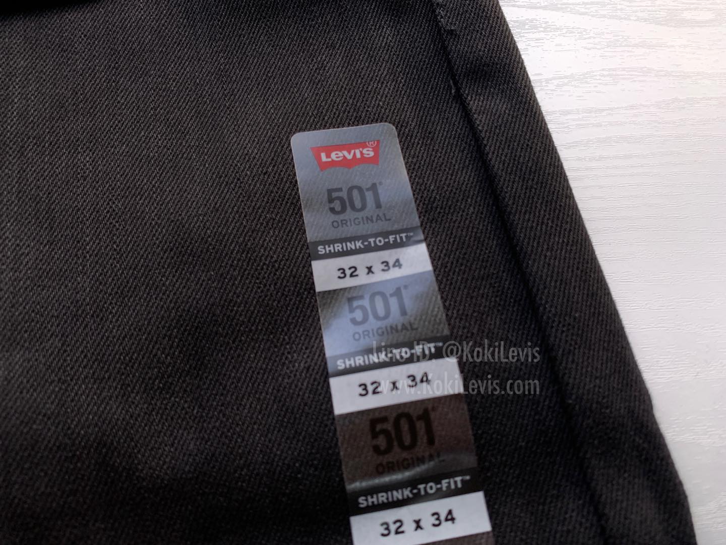 501 SuperBlack ผ้าดิบ