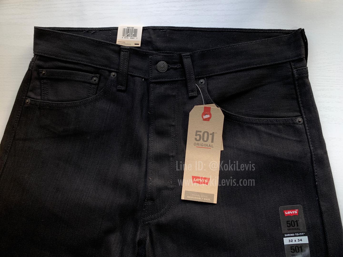 501 SuperBlack ผ้าดิบ