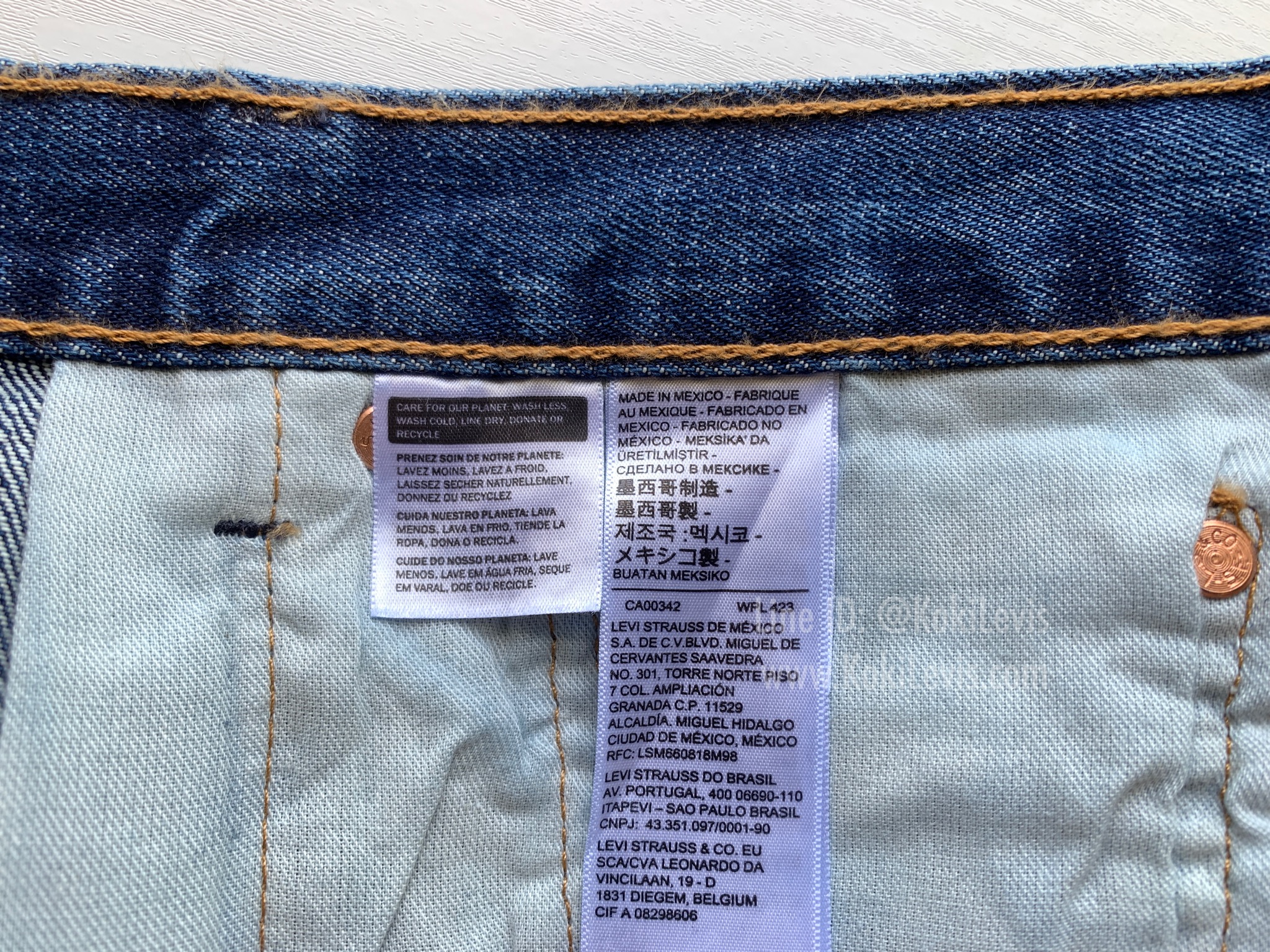 501 Original บลูยีนส์ 0194