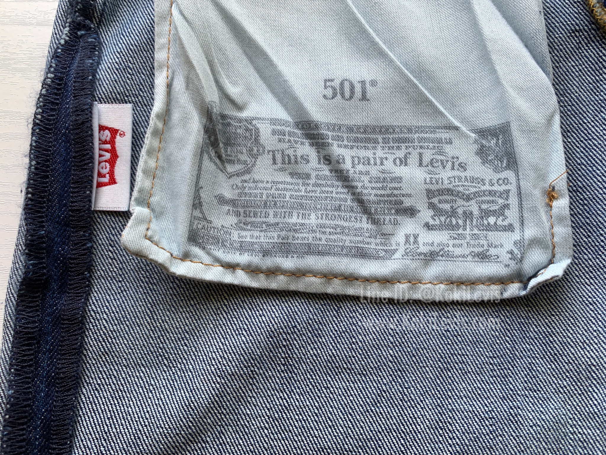 501 Original บลูยีนส์ 0194
