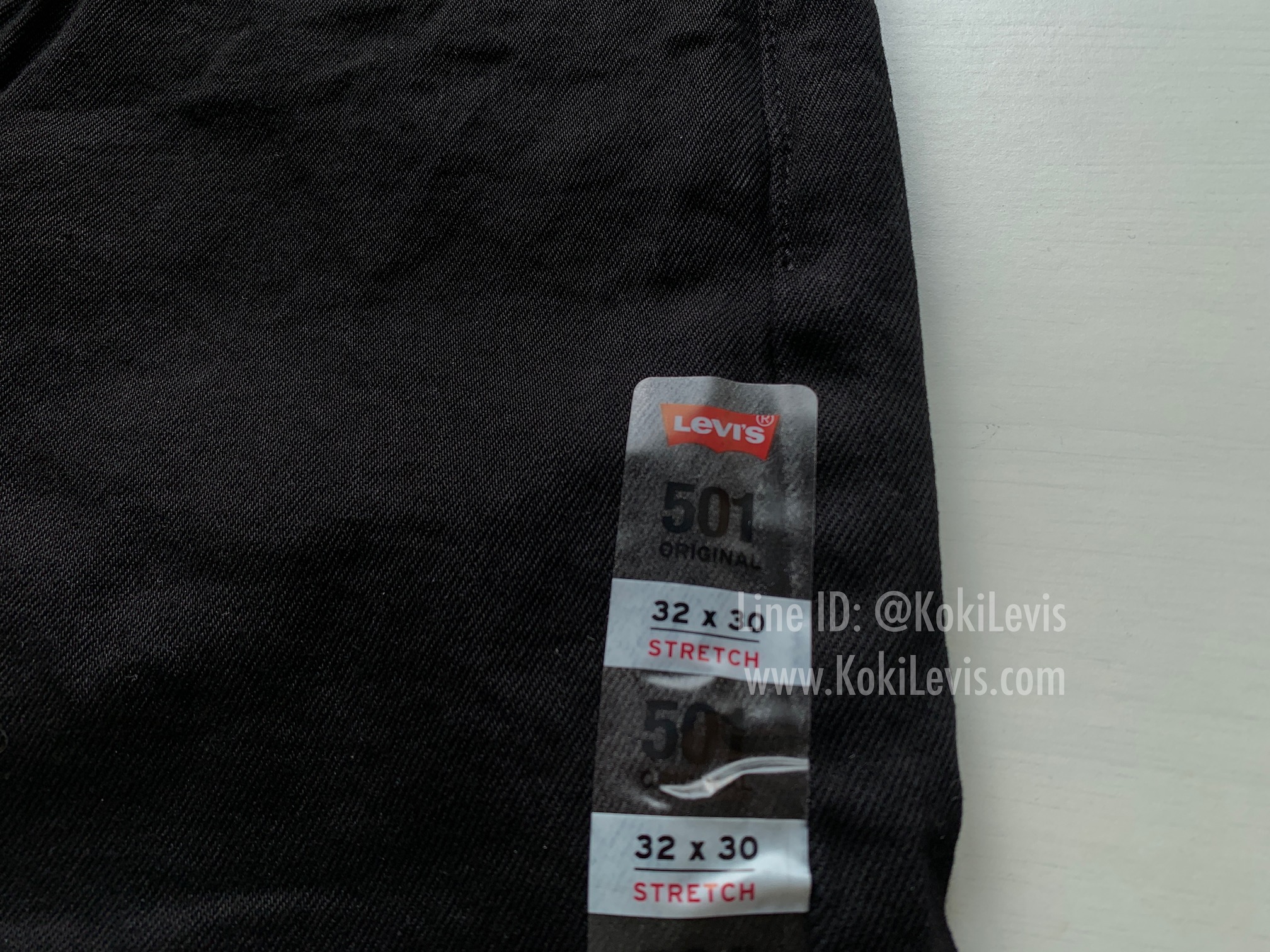 501 SuperBlack ผ้ายืด