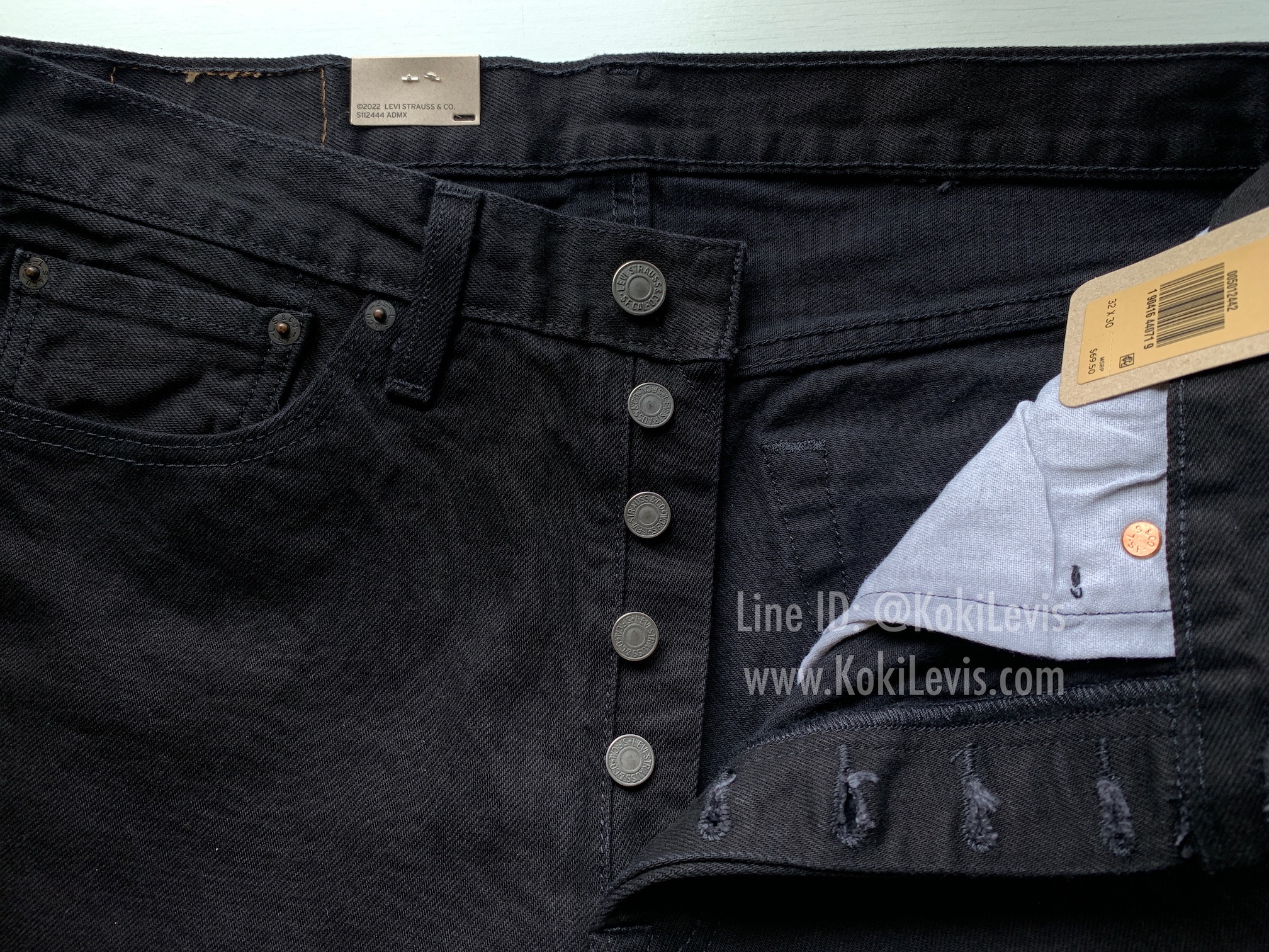 501 SuperBlack ผ้ายืด