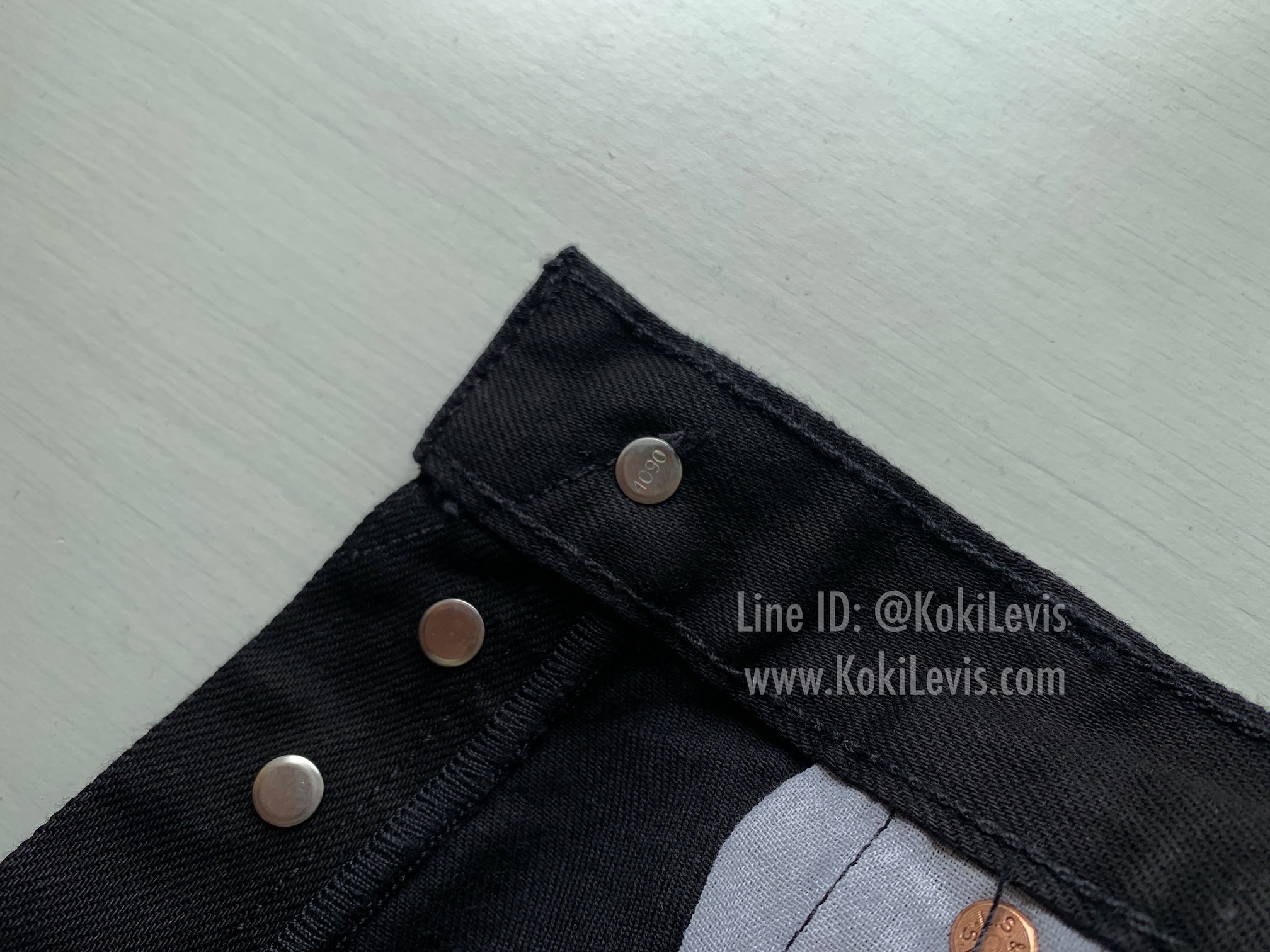 501 SuperBlack ผ้ายืด